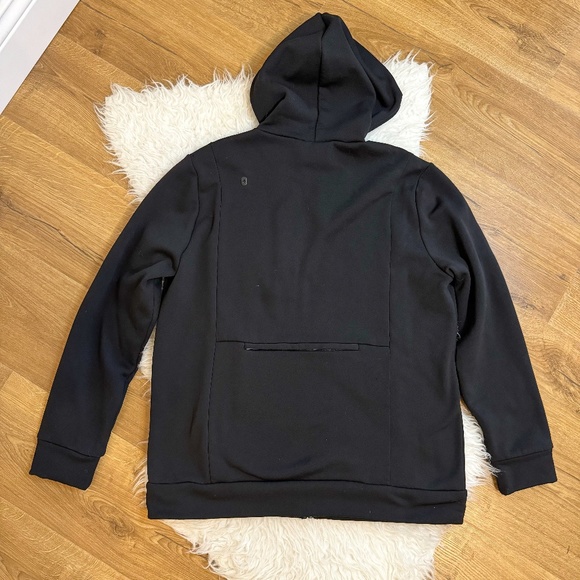 FIGS Luna Five Pocket Full Zip Hoodie - Black | Size L - Picture 3 of 6